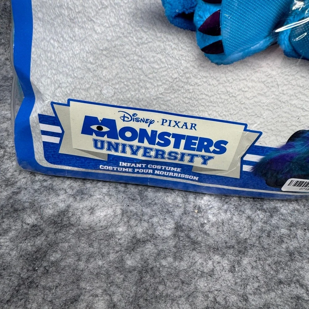 Monsters Inc Sulley Costume Infant 12-18 Months Disney Pixar Blue Fleece